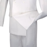 Atlantis Collection - White Regular Fit Double Breasted 2 Piece Suit