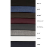 Charcoal Dress Pants Regular Leg Pleated Pre-hemmed With Cuffs