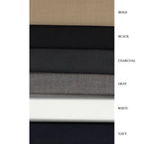 Navy Slim Fit Dress Pants Flat Front Pre-hemmed
