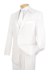 Royale Collection - Regular Fit 2 Piece Tuxedo In White