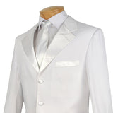 Men's Regular Fit Tuxedo 2 Piece Collection In White 3 Button Design