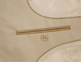Vanderbilt Collection - Classic 2 Piece Suit 2 Buttons Regular Fit In Beige