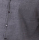 Gray Weave Pattern Walking Suit 2 Piece Short Sleeve Set