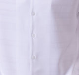 White Weave Pattern Walking Suit 2 Piece Short Sleeve Set