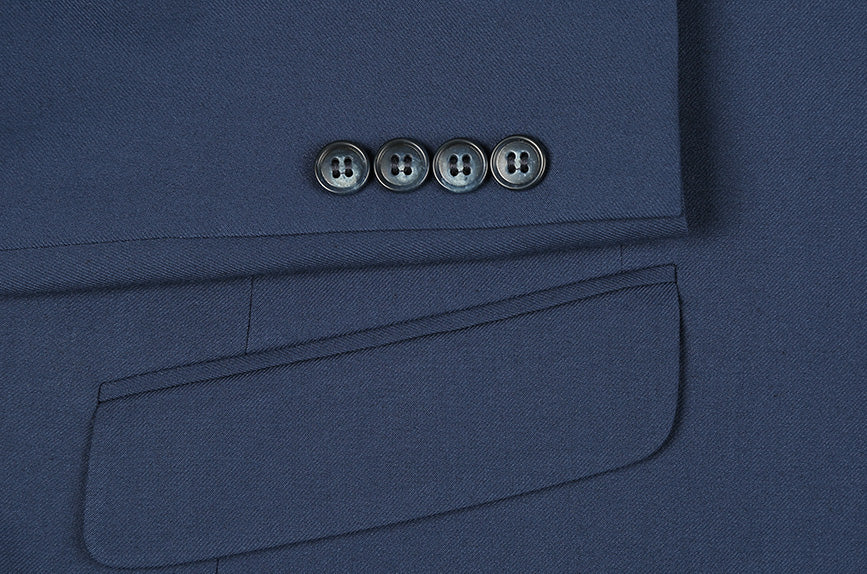 Performance Stretch Suit 2 Piece Slim Fit in Blue | Suits Outlets Men's ...