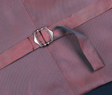 Bevagna Collection - Wool Suit Dress Vest 5 Buttons Regular Fit In Blue