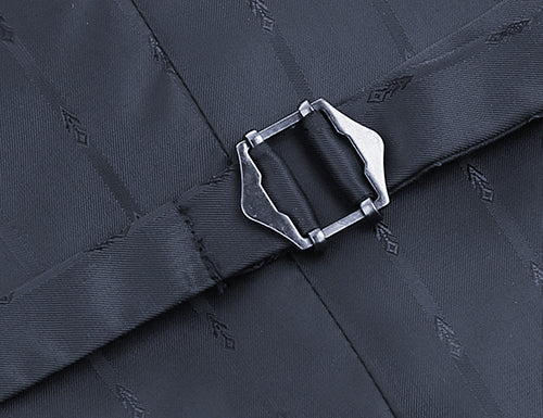 Vanderbilt Collection  - Classic Dress Vest 5 Buttons Regular Fit In Dark Navy