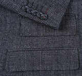 English Laundry Charcoal Checked Slim Fit Suit 100% Wool