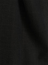 Olympia Collection - Glen Plaid Regular Fit Suit 3 Piece Black