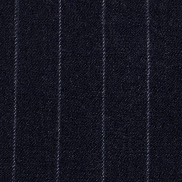 Men's Modern Fit Wool Suit Pinstripe Dark Navy
