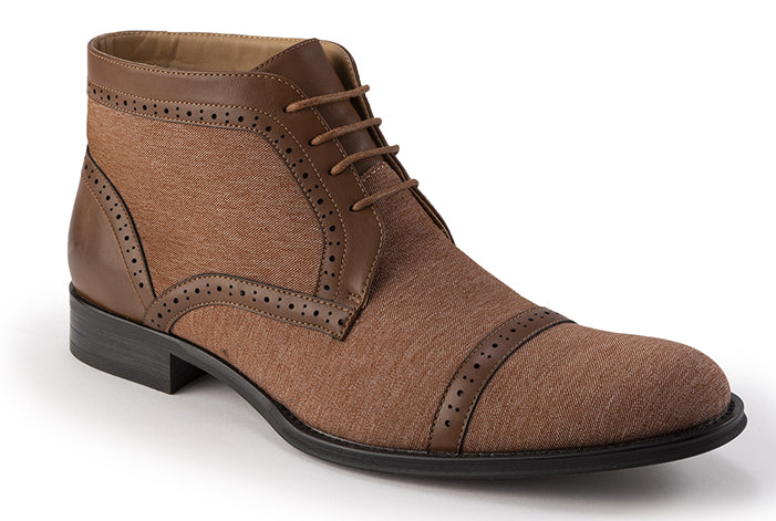 Brown Men's Dress Fashion Boots
