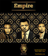 Empire Collection - Vintage Pattern Sports Coat Regular Fit In Navy