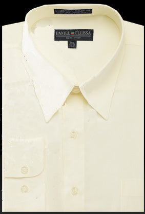 Basic Dress Shirt Regular Fit in Ivory
