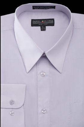 Basic Dress Shirt Regular Fit in Lilac