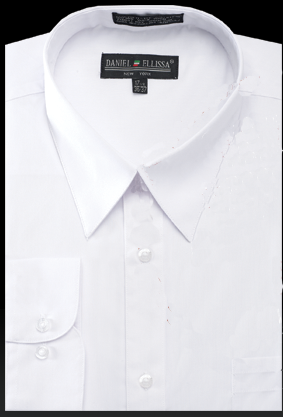 Basic Dress Shirt Regular Fit in White