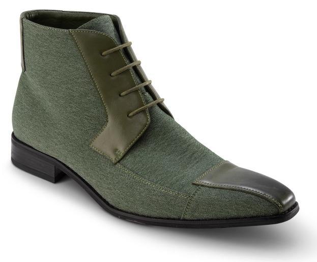 (9.5) Men's Fashion Boots in Hunter Green