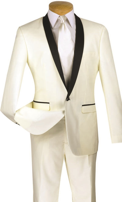 Kingsman Collection - Shawl Collar Slim Fit Tuxedo 2 Piece 1 Button Red main image 0
