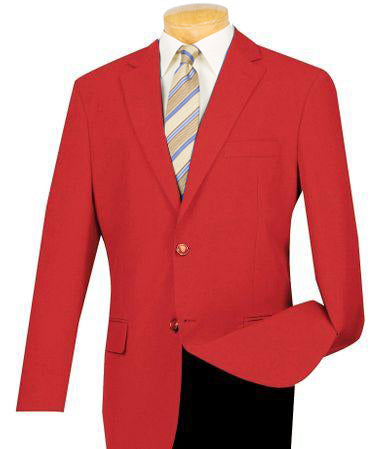 Men's Red Regular Fit Everyday Blazer