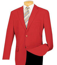 Men's Red Regular Fit Everyday Blazer | Suits Outlets Men's Fashion